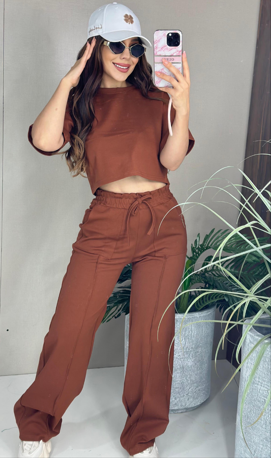 Sunday Vibe Set - Brown