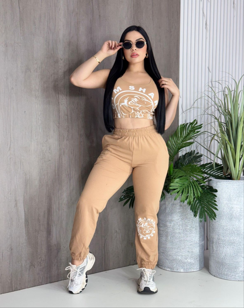 All the way up set - Beige