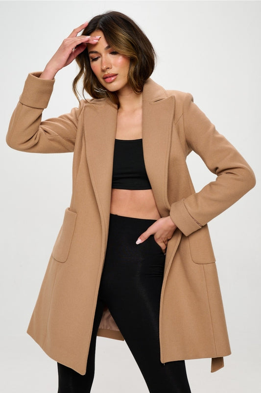 Lucy Vegan Wool Coat