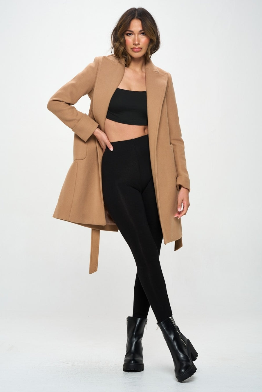 Lucy Vegan Wool Coat