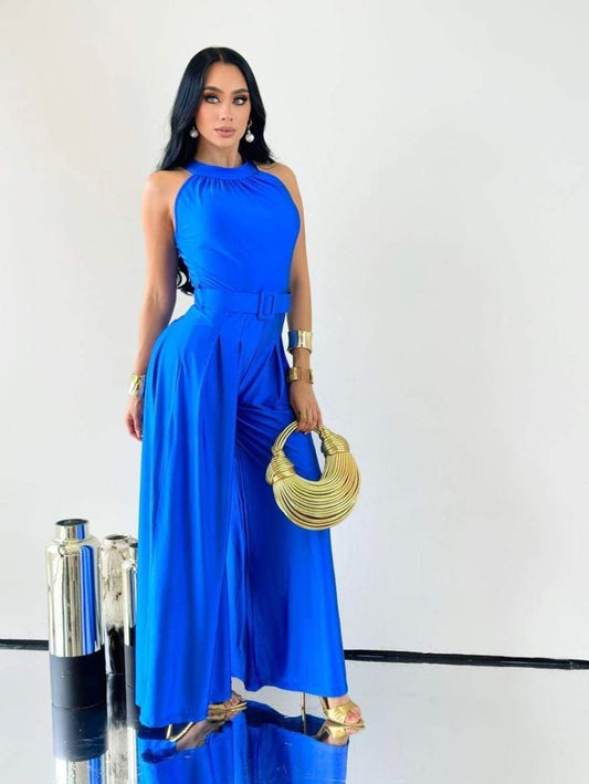 Paris Jumpsuit - Royal Blue