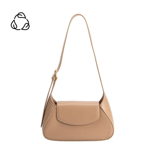 Melody Nude Recycled Vegan Leather Shoulder Bag