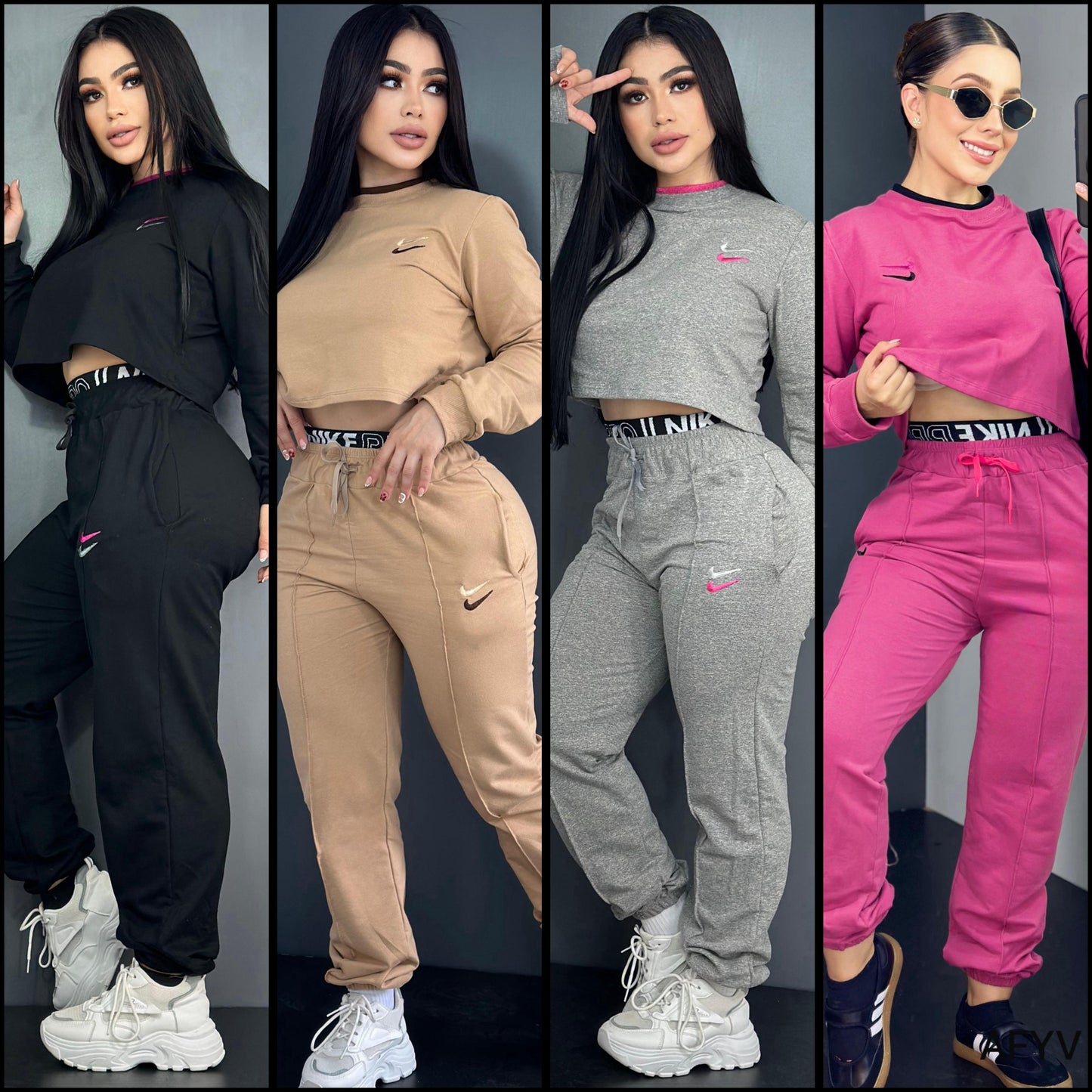 Cloudy Days Pant Set - Black