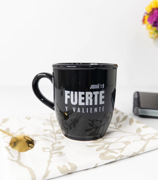 Fuerte y Valiente mug
