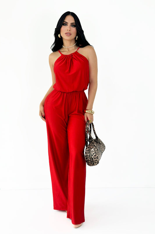 Paris Jumpsuit - Red