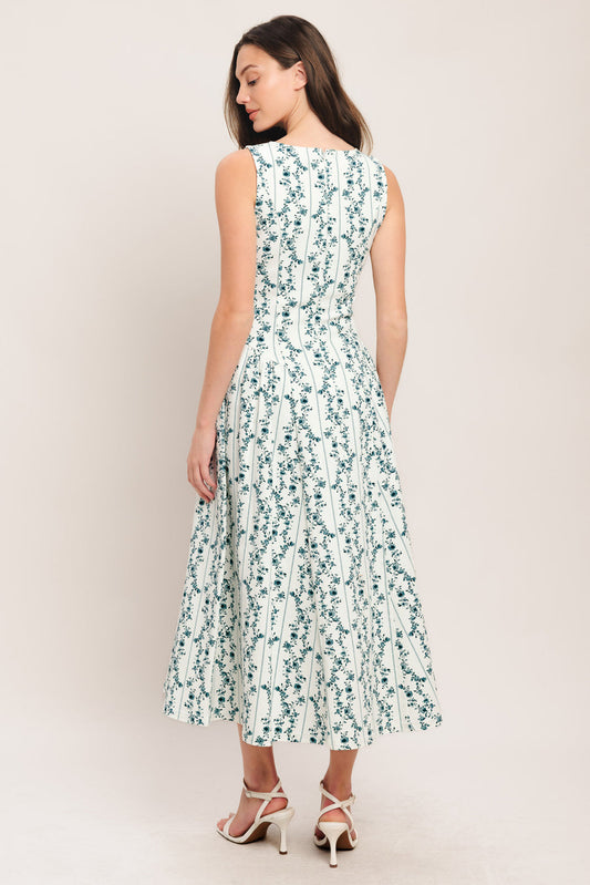 Bloom Column Midi Dress