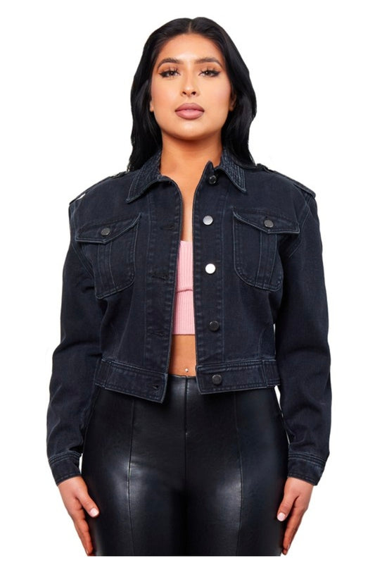 80's Vintage Looking Jacket - Black