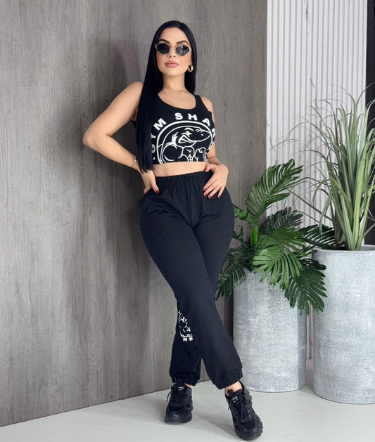 All the way up set - Black