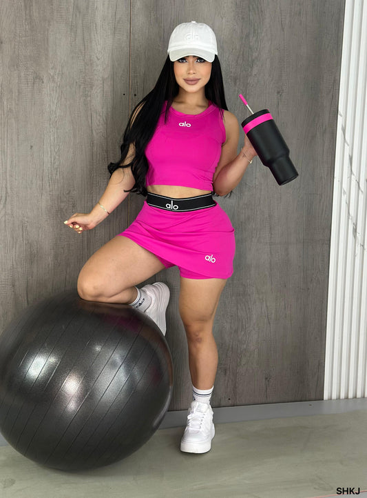 Gym Girl 4 piece set - Pink