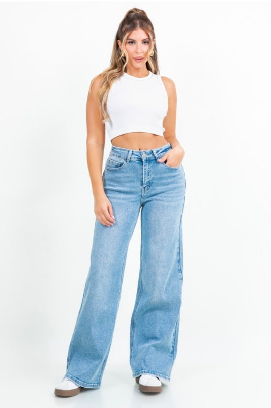 Baggy Fit Jeans - Light Blue