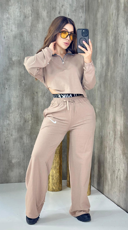 All Week Pant Set - Beige