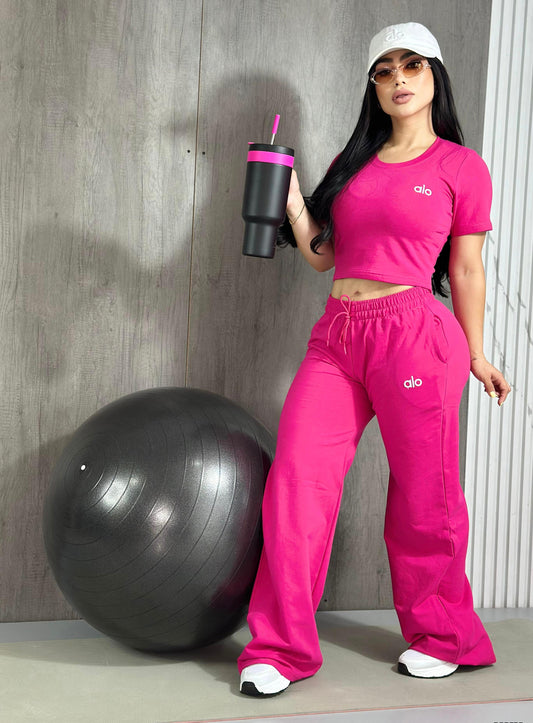 Great Moments Pant Set - Pink