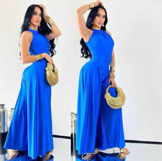 Paris Jumpsuit - Royal Blue