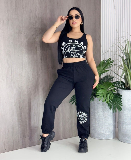 All the way up set - Black