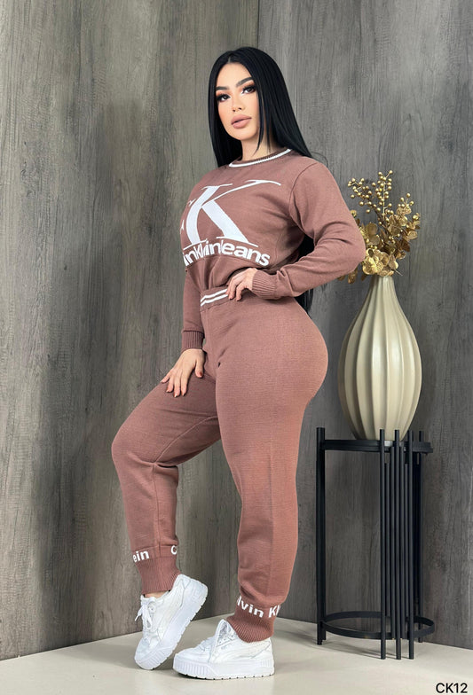 CK Pant Set - Brown