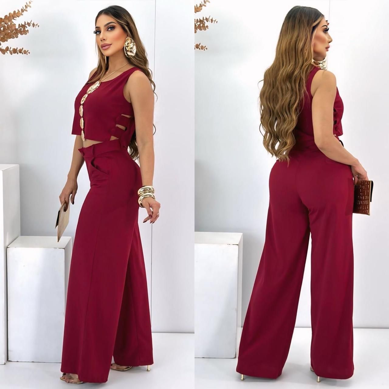 Lena Set - Burgundy