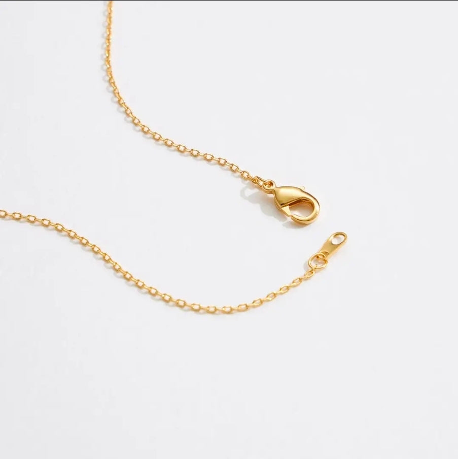 Gold Dipped Faith Necklace