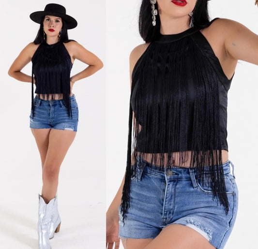 Rodeo Date Top - Black