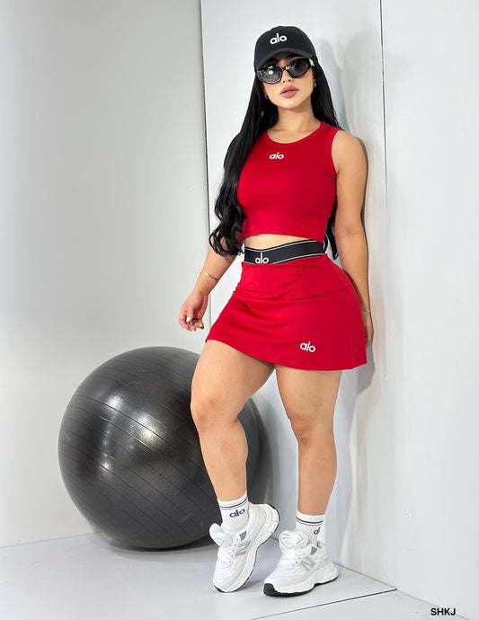 Gym Girl 4 piece set - Red