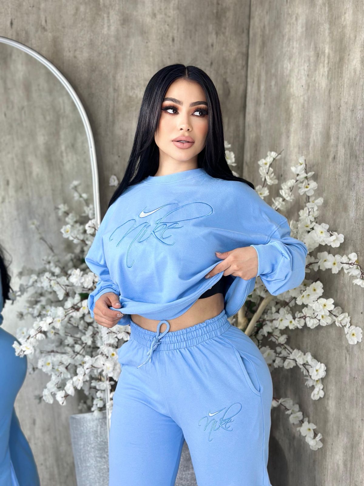 Good Vibes Pant Set - Blue