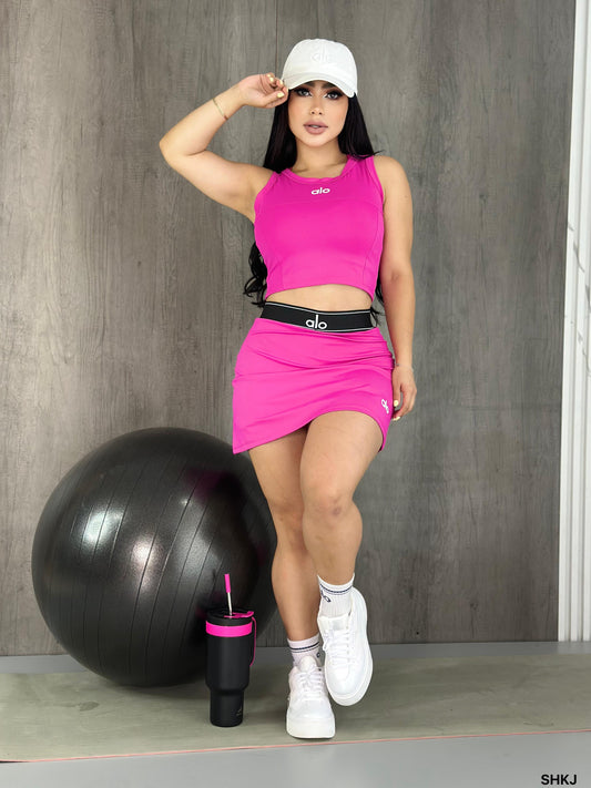 Gym Girl 4 piece set - Pink