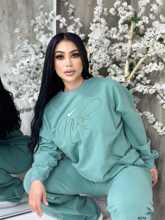 Good Vibes Pant Set - Green