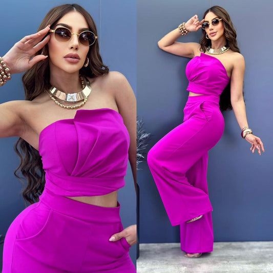 Abanico Set - Dark Pink