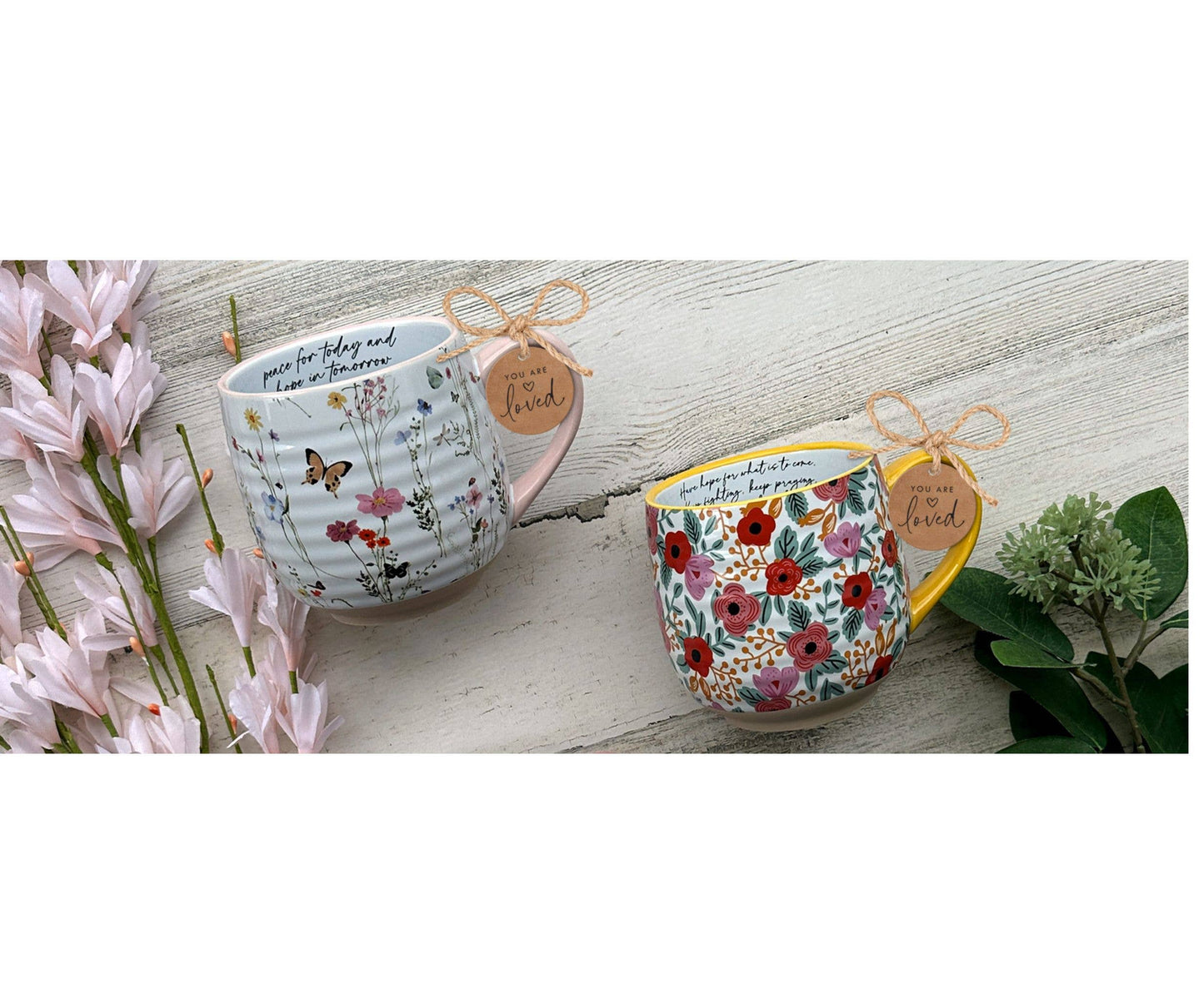 LCP Coffee Mug Blooming Joy Peace For Today