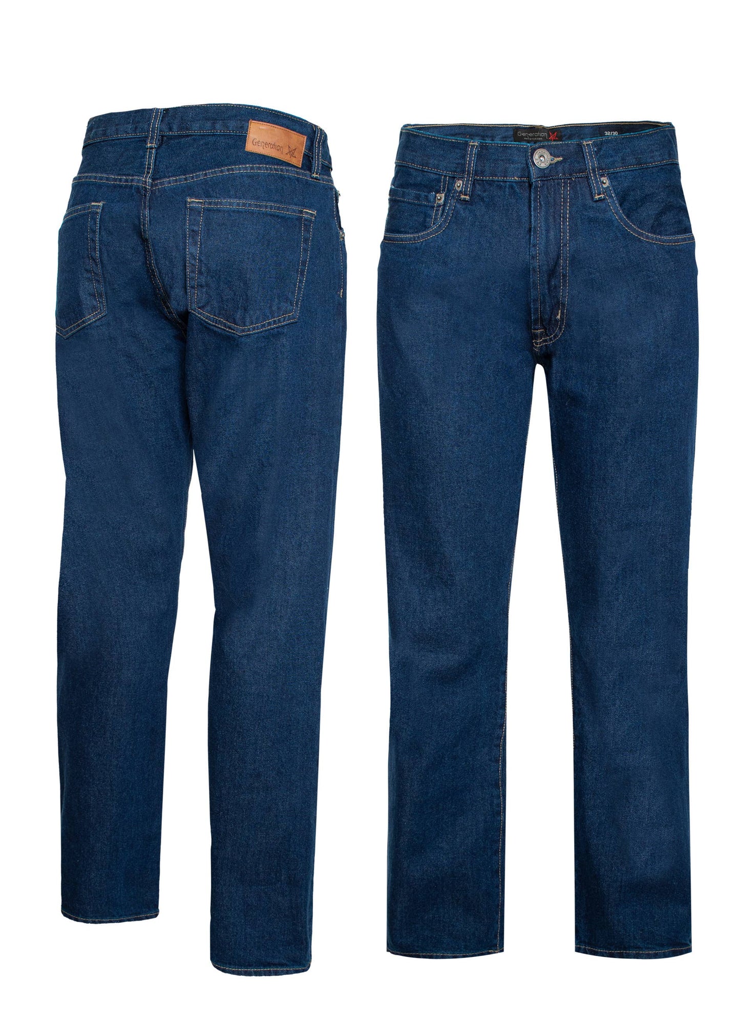 Men's Straight Leg Denim Jeans (HF-5010): LSB / 32