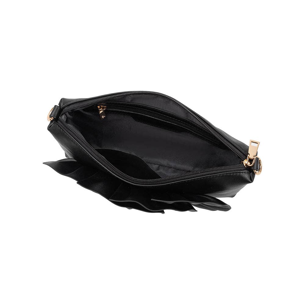 Florence Black Recycled Vegan Shoulder Bag