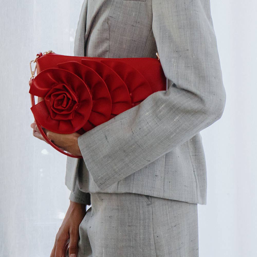 Florence Ivory Recycled Vegan Leather Shoulder Bag