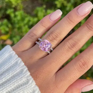 Mindy Pink Cz Ring