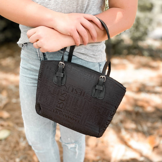 White Dove -Names Of Jesus Black Bible Cover Large