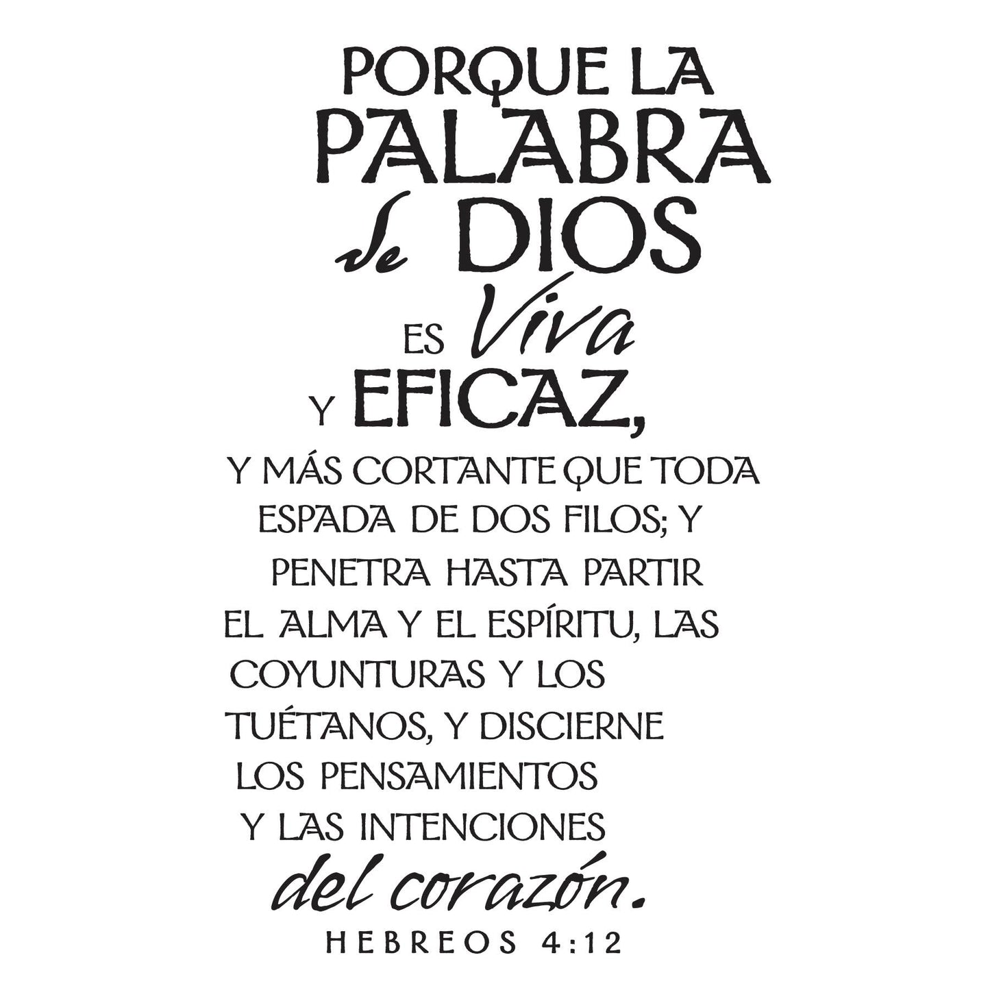 LCP Spanish Plaque La Palabra De Dios