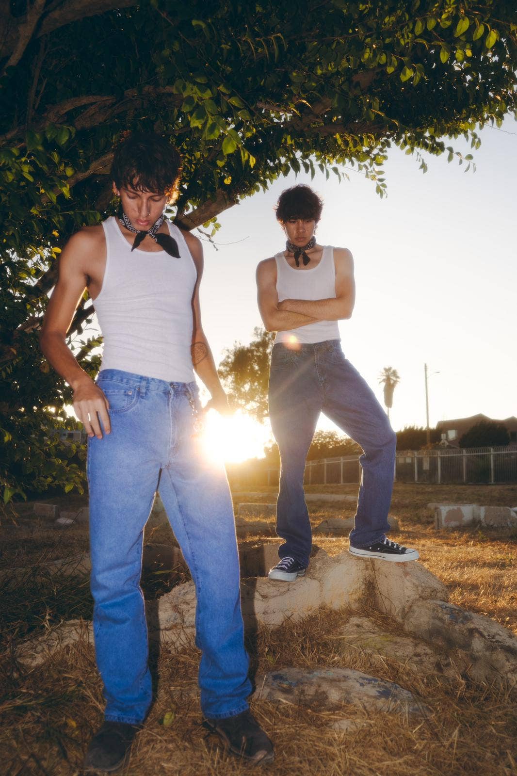 Men's Straight Leg Denim Jeans (HF-5010): MSB / 32
