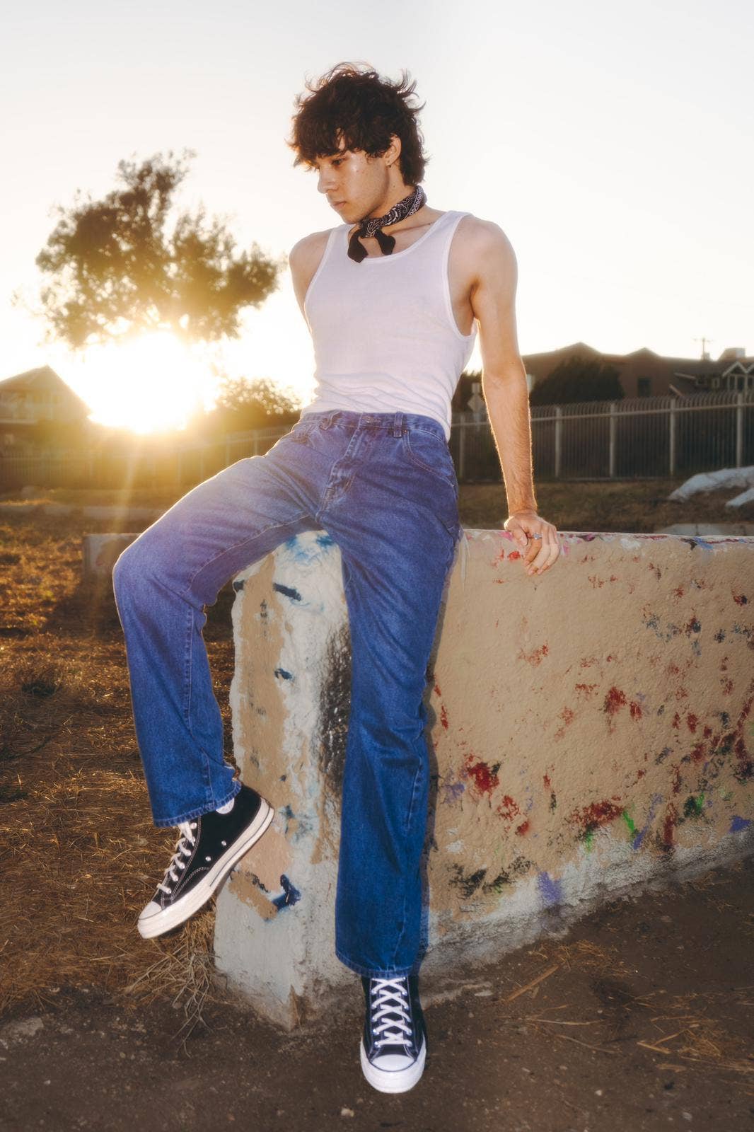 Men's Straight Leg Denim Jeans (HF-5010): LSB / 32