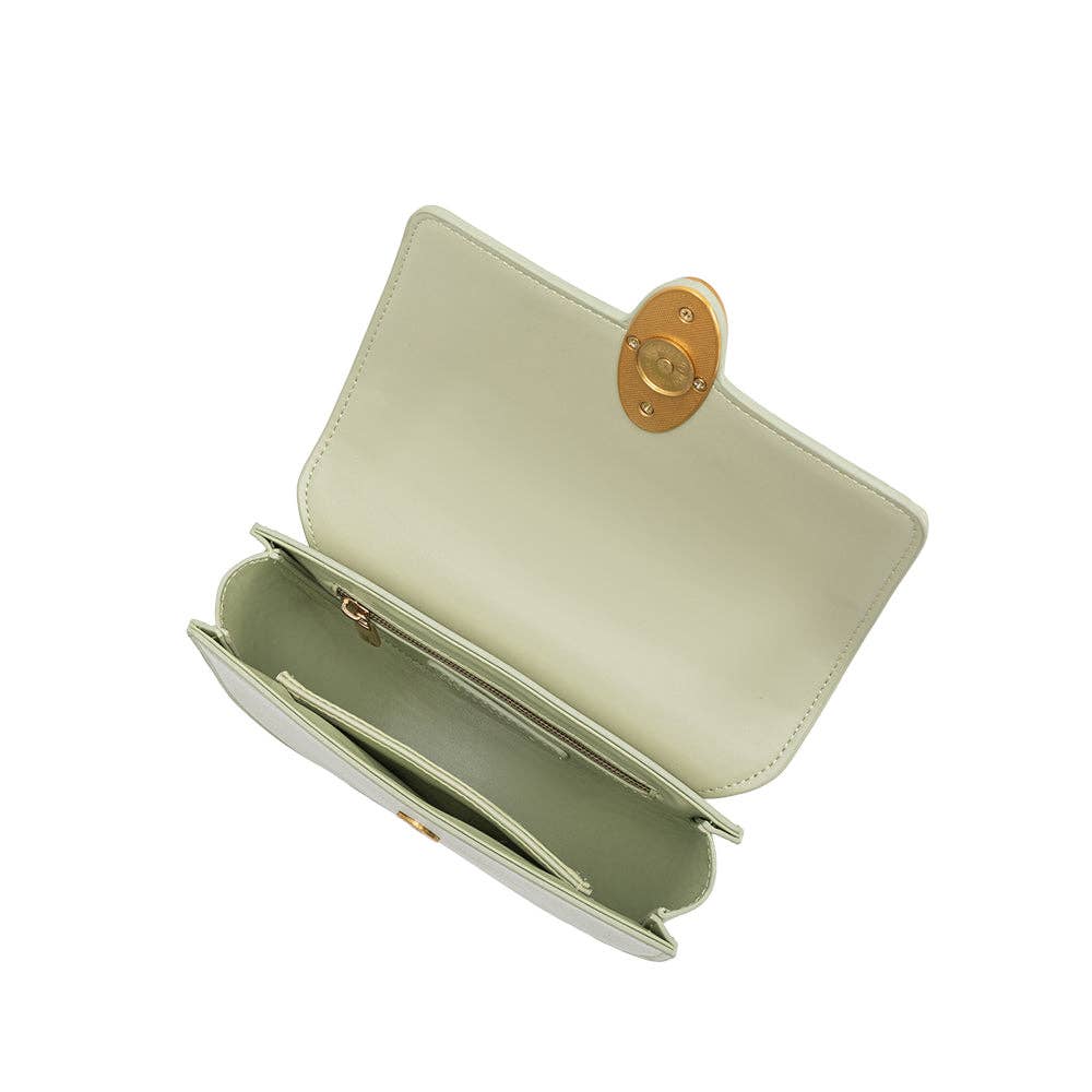 Esther Mint Recycled Vegan Lthr Crossbody Bag Pre-Order 1/28