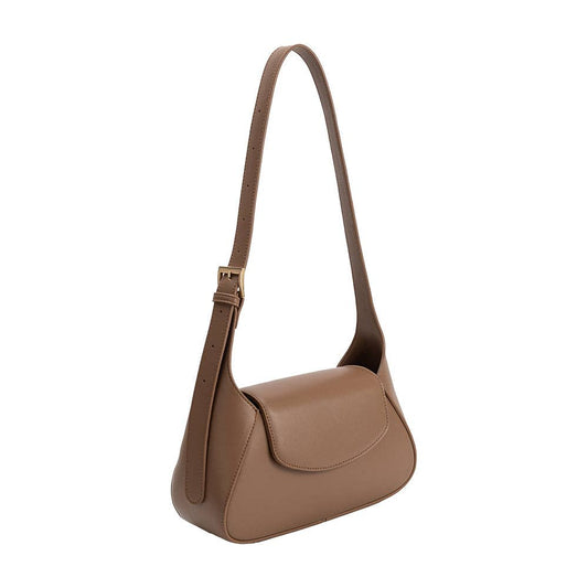 Melody Mocha Recycled Vegan Leather Shoulder Bag