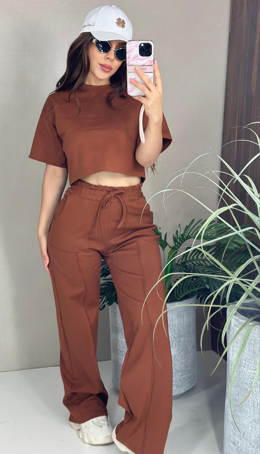 Sunday Vibe Set - Brown
