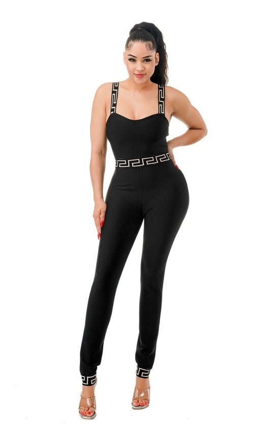 Eyes On You Bandage Jumpsuit