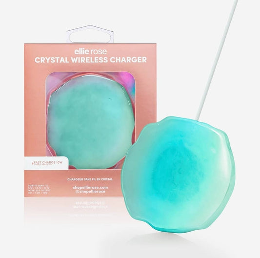 Wireless Charger - Aqua Crystal Holographic