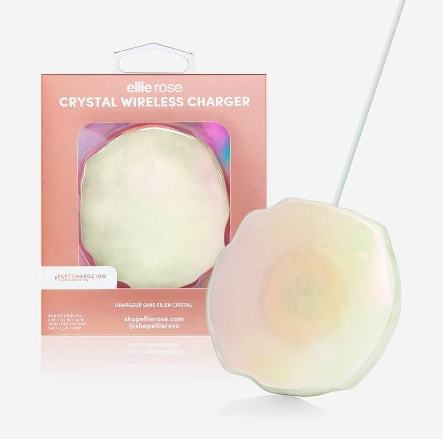 Wireless Charger - Quartz Crystal Holographic