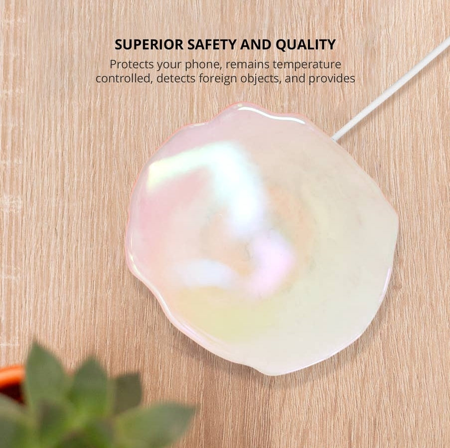 Wireless Charger - Quartz Crystal Holographic