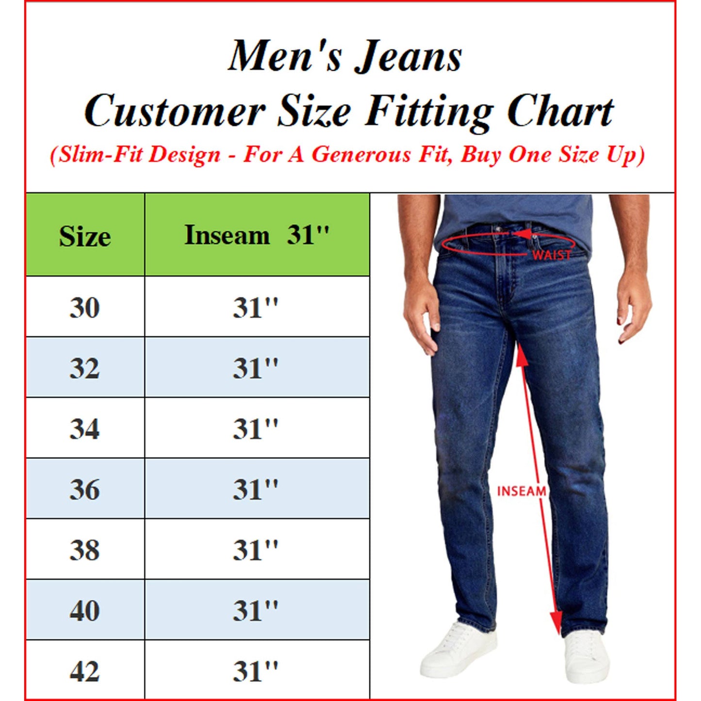 Mens Flex Stretch Slim Straight Jeans Classic Denim Menswear: Dark Wash