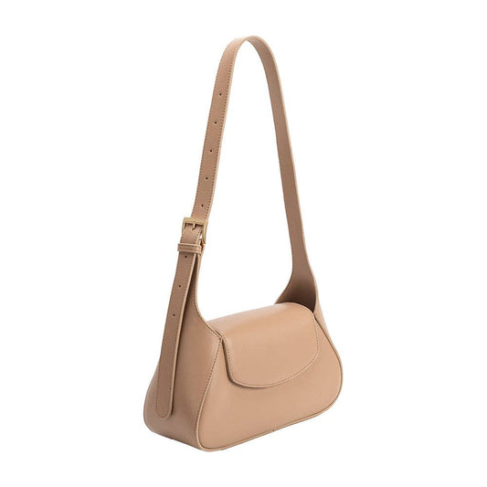 Melody Nude Recycled Vegan Leather Shoulder Bag