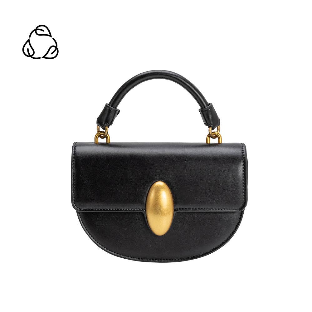 Esther Black Recycled Vegan Crossbody Bag Pre-Order 1/28