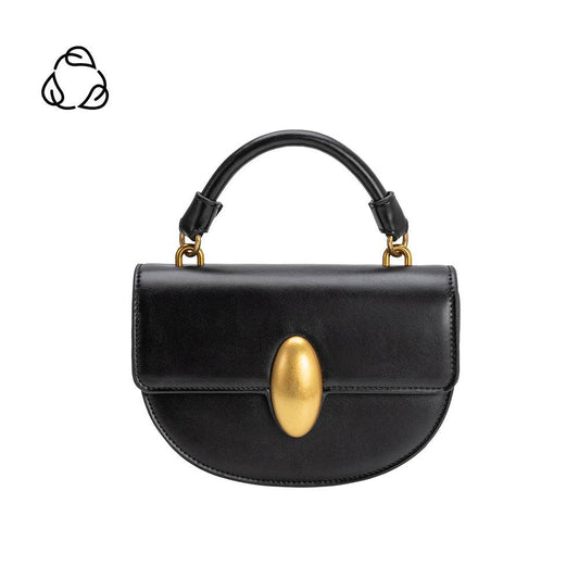 Esther Black Recycled Vegan Crossbody Bag Pre-Order 1/28