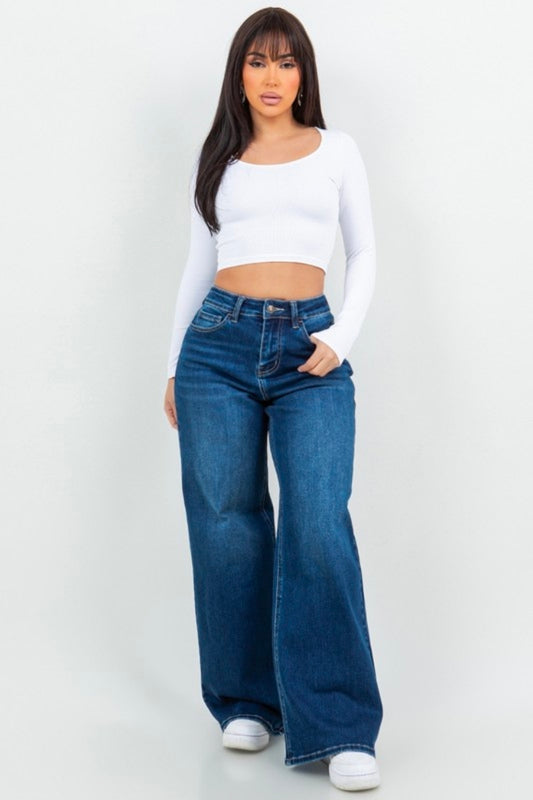 Just Baggy Denim Jeans - Medium Blue