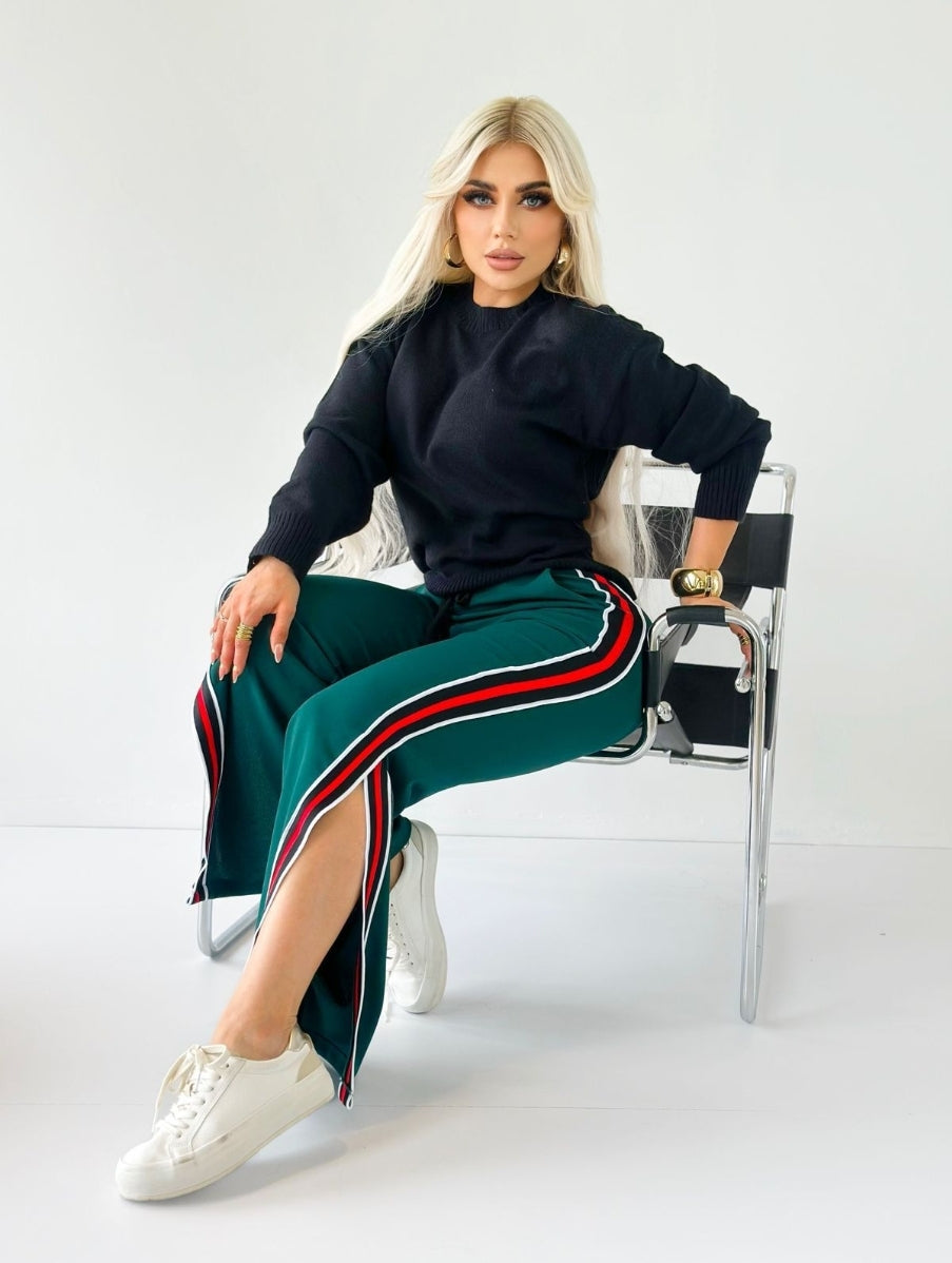 Vittola Pants- Green/Red