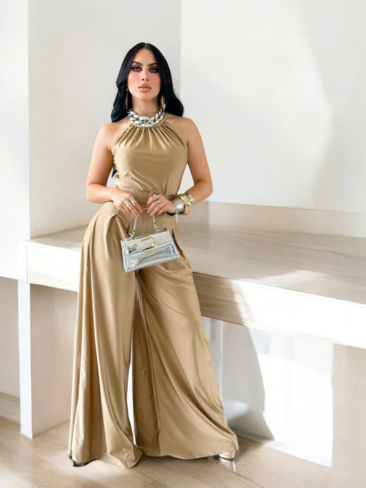 Paris Jumpsuit  - Gold